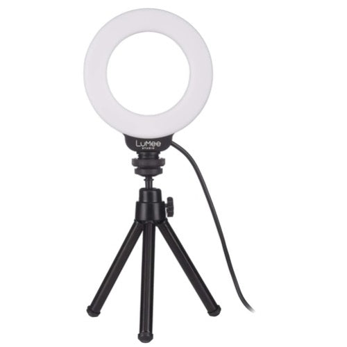 Case-Mate LuMee 4"/10cm Studio Ring Light /Lighting w/Tripod For Computer/Laptop