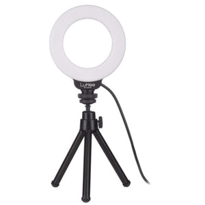 Case-Mate LuMee 4"/10cm Studio Ring Light /Lighting w/Tripod For Computer/Laptop