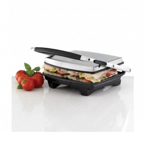 Maxim 4 Slice Stainless Steel Sandwich Press Maker- Grill/ Toast/ Toaster/ Heat
