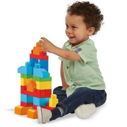 Fisher Price Mega Bloks First Builders 80Pce Pieces Big Building Bag Blocks Kids - Sydney Electronics