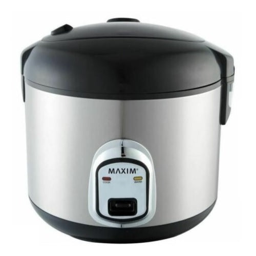 Maxim Kitchen Pro 1.8L 10 Cup Rice Cooker Steamer Non-Stick- Healthy Cooking