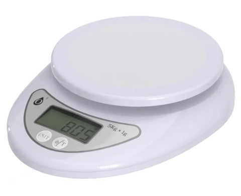 Precision Audio Weigh Kitchen Scale w/ LCD Display- 5000G Max Capacity