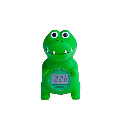 Oricom Digital Baby Bath and Room Thermometer Crocodile w/ Temperature Alert