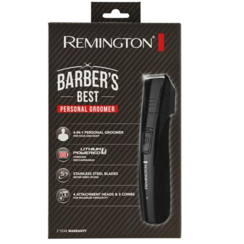 Remington Barber's Best 4-In-1 Personal Groomer/Shaver/Trimmer Cordless- PG526AU - Sydney Electronics