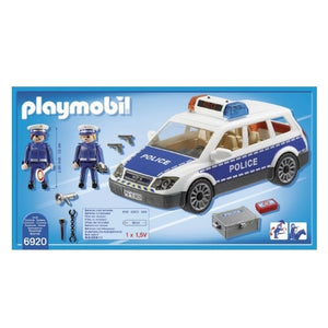 Playmobil Kids Police Car with Lights and Sound Pretend Play- Great For Kids Fun