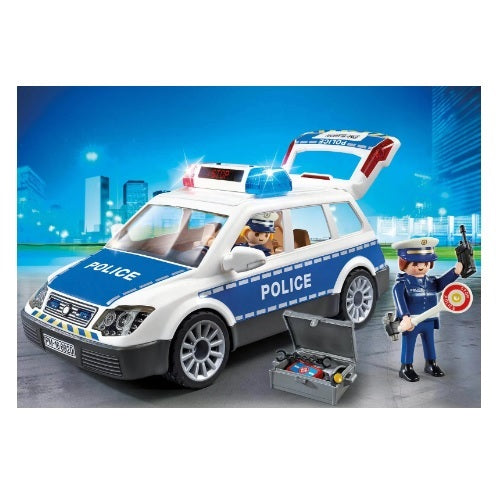 Playmobil Kids Police Car with Lights and Sound Pretend Play- Great For Kids Fun
