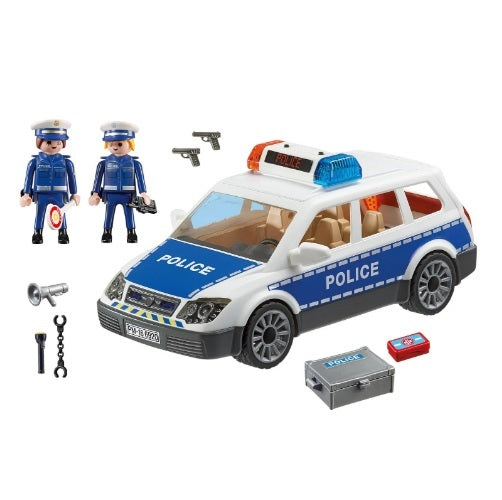 Playmobil Kids Police Car with Lights and Sound Pretend Play- Great For Kids Fun