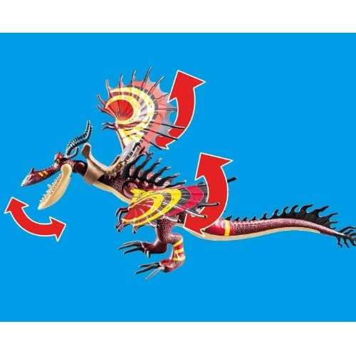 Playmobil Kids Dragon Racing Snotlout and Hookfang Pretend Play- Great For Kids