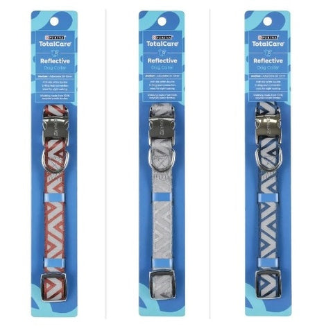 Purina Reflective Dog Collar Large- Adjustable 45- 75cm/ Anti- Slip Safety
