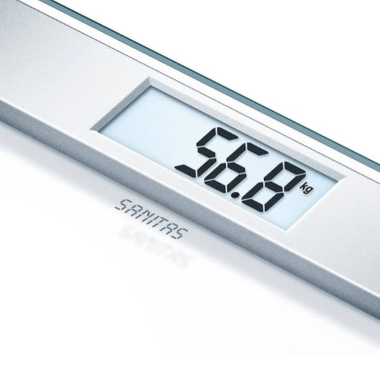 Sanitas Digital Glass Bathroom Scale- Simple Tap On/ User- Friendly Display - Sydney Electronics