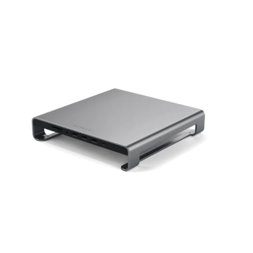 Satechi USB-C Aluminum Monitor Stand Hub For iMac- w/ USB/ USB-C/ SD Micro