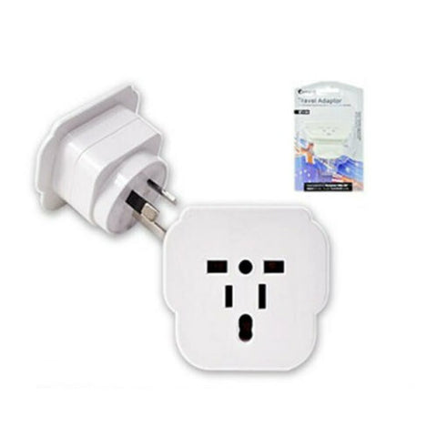 3x Sansai Universal Travel Power Plug Adapter Outlet UK EU US CA To Australia/NZ