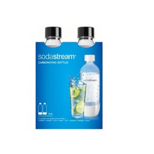 SodaStream 1L Carbonating Bottles Black Set Of 2 In Package - Sydney Electronics