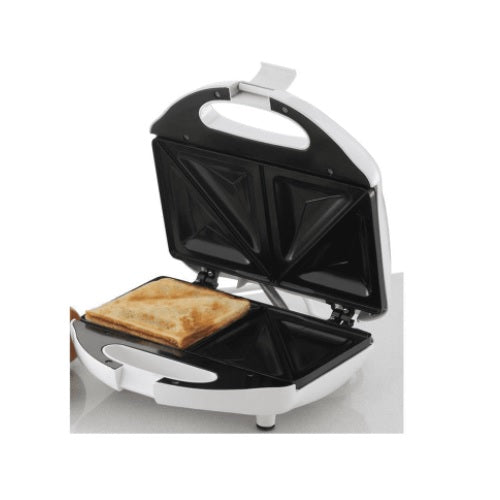 Tiffany 1500W Non Stick 4 Slice White Electric Sandwich Press Maker Bread/Jaffle - Sydney Electronics
