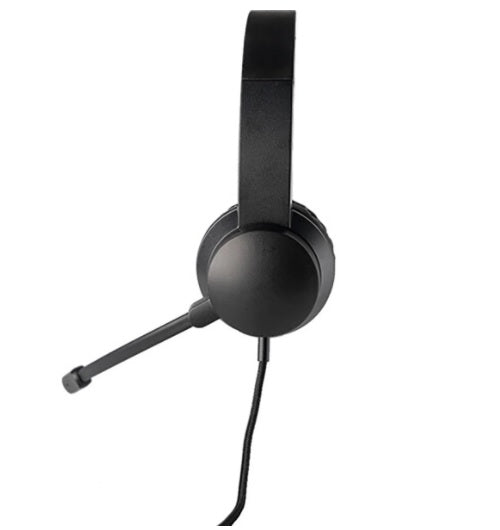 Thronmax USB On Ear Computer Video Headphones/ Headset with Built In Microphone