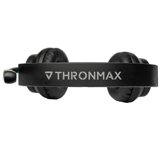 Thronmax USB On Ear Computer Video Headphones/ Headset with Built In Microphone