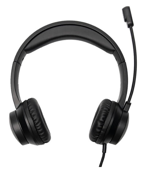 Thronmax USB On Ear Computer Video Headphones/ Headset with Built In Microphone