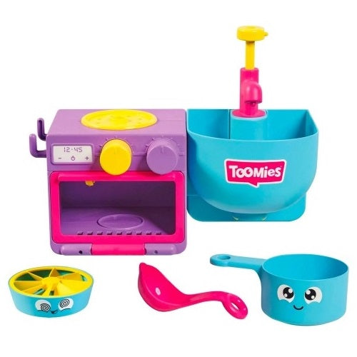 Tomy Toomies Bubble & Bake Bathtime Kitchen Toy Set- Kids/Children/Toddler 18m+