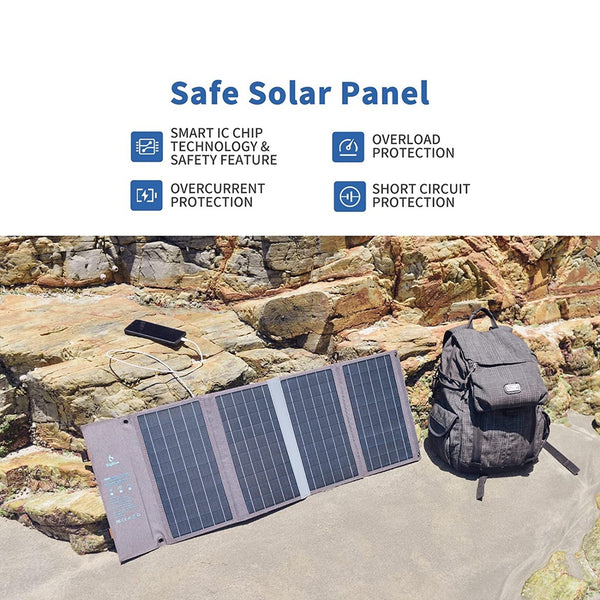 BigBlue Portable 36W Solar Panel Charger
