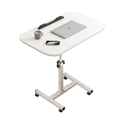 Movable Lifting Computer Table Bedside Portable Table/ Adjustable/ Sturdy and Secure Design- Black