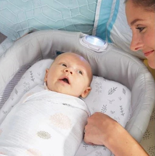 The First Years Close & Secure Sleeper Baby Bed- Infant Birth- Softcover Safety