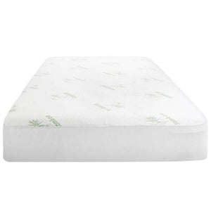 Laura Hill Bamboo Mattress Protector- Double