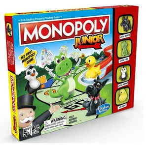 Hasbro Monopoly Junior Edition Kids Board Game- Great For Kids/ Fun - Sydney Electronics