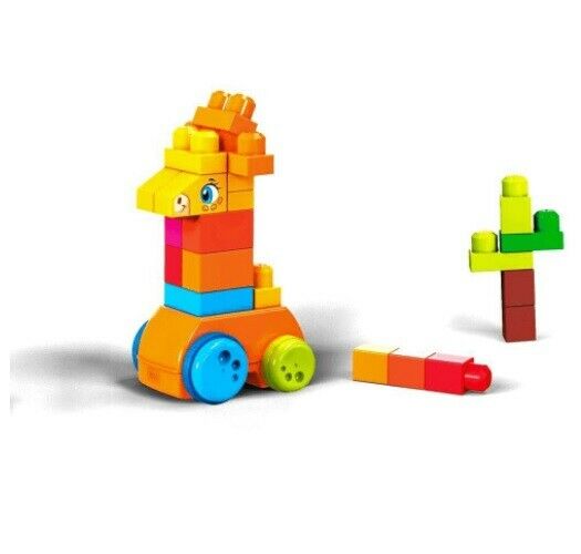 Fisher Price Mega Bloks 30-Piece Count 'N Bounce Giraffe Toy Building Blocks - Sydney Electronics