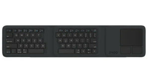 Zagg Tri-Fold Universal Bluetooth Wireless Keyboard with Touchpad- Black