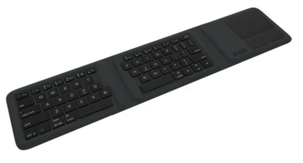 Zagg Tri-Fold Universal Bluetooth Wireless Keyboard with Touchpad- Black
