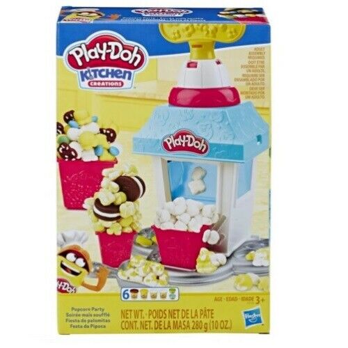 Play-Doh Kitchen Creations Popcorn Party Play Food Set Fun- Great For Kids/ Fun - Sydney Electronics