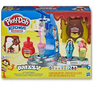 Play-Doh Kitchen Creations Drizzy Ice Cream Playset- Great For Kids/ Fun - Sydney Electronics