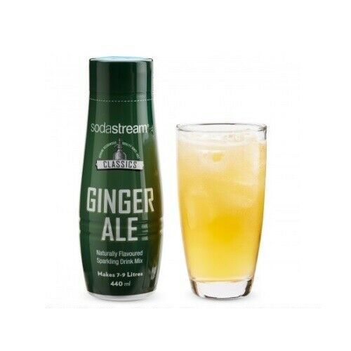 SodaStream Classics Ginger Ale 440ml Sparkling Soda Water Syrup Drink- Makes 9L