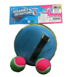 Velcro Throwing/ Catching Catch Ball In Net Game - Outdoor Toys Fun/ Kids