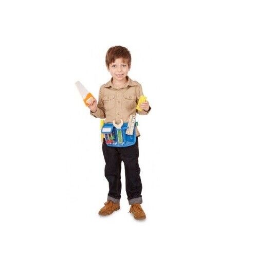 Melissa & Doug Deluxe Tool Belt Set Construction Pretend Play- Great For Kids