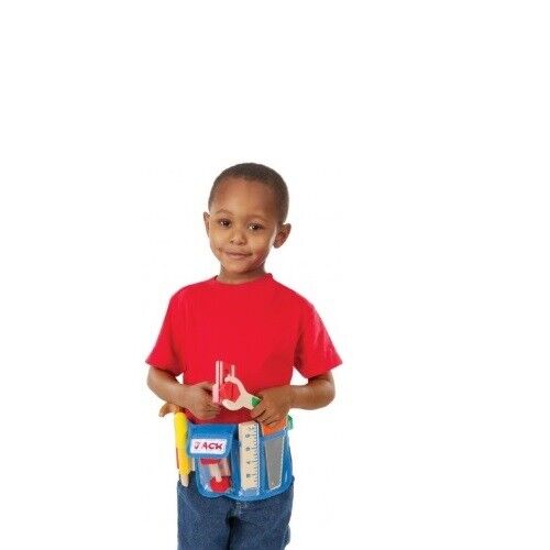 Melissa & Doug Deluxe Tool Belt Set Construction Pretend Play- Great For Kids