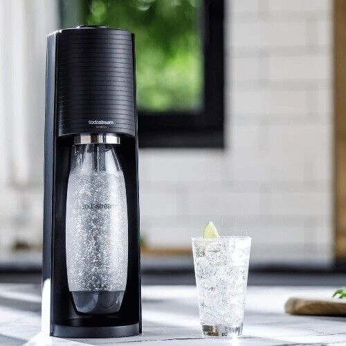 SodaStream Terra Black Home Soft Fizzy Drink Sparkling Water Maker Machine