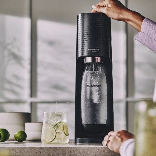 SodaStream Terra Black Home Soft Fizzy Drink Sparkling Water Maker Machine