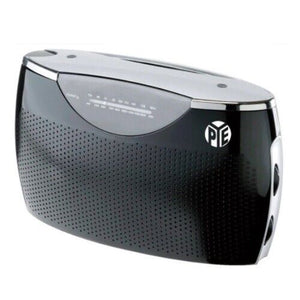 PYE AM-FM Portable Radio Speaker w/ 3.5mm Aux in- AC/DC/ Battery Powered