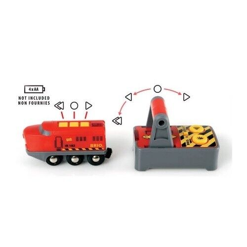 Brio Remote Control Engine Train Toy Pretend Play 2 Pieces- Kids Fun
