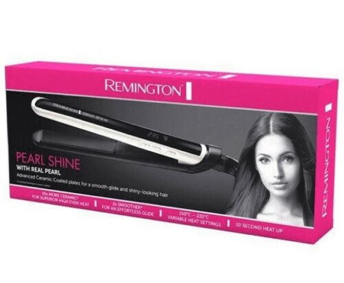 Remington Pearl Shine Advanced Ceramic Hair Straightener- 10 Second Heat Up - Sydney Electronics