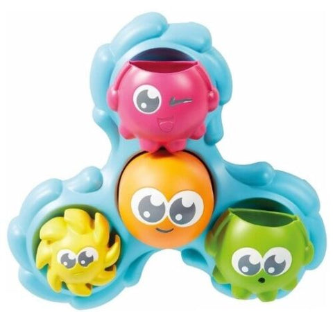 Tomy Toomies Octopals Spin & Splash Water Toys Bath Baby Shower Toddler Fun 12m+
