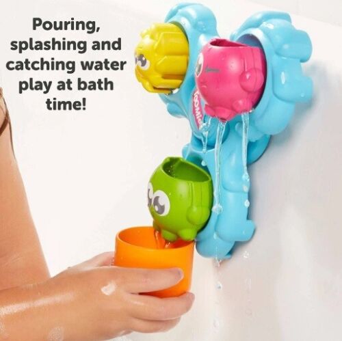 Tomy Toomies Octopals Spin & Splash Water Toys Bath Baby Shower Toddler Fun 12m+