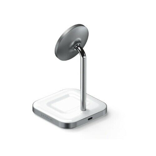 Satechi Magnetic 2-in-1 Wireless Charging Stand Charger- LED Indicator Light