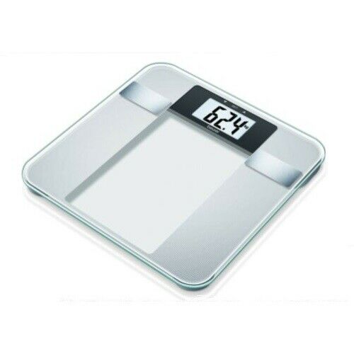 Beurer Diagnostic Bathroom Glass Weight Scale- Measure Body Fat/ Body Water/ BMI