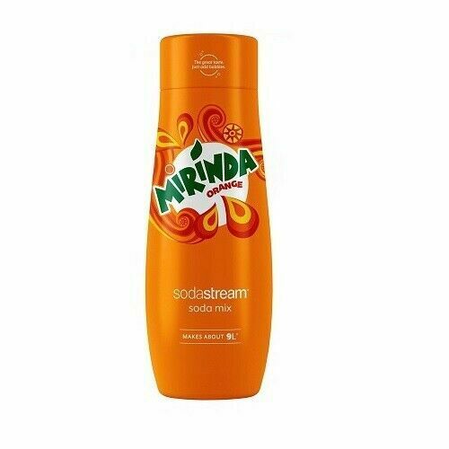 3x SodaStream 440ml Soda Mix Mirinda Orange Flavour- Makes About 9L Soda - Sydney Electronics