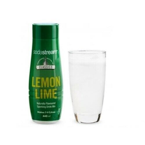 SodaStream Classics Lemon Lime 440ml Sparkling Soda Water Syrup Drink- Makes 9L - Sydney Electronics