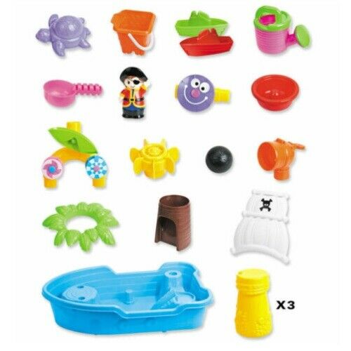 Lenoxx Kids Sand/Water Pirate Ship Toys Child Play Table Fun/ Sandpit Set - Sydney Electronics