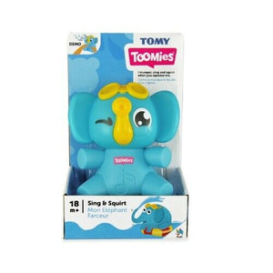 Tomy Toomies Sing & Squirt Elephant- Baby/ Toddler Bath Time Shower/ For Kids - Sydney Electronics