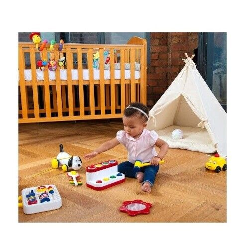 Ambi Toys Pop-Up Pals Hammer Button Toy Pretend Play- Great For Kids Fun